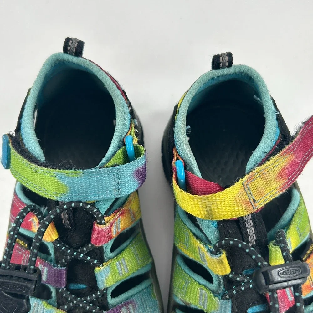 Keen Newport H2 Kids 10 Rainbow Tie Dye Water Sandals 1018447